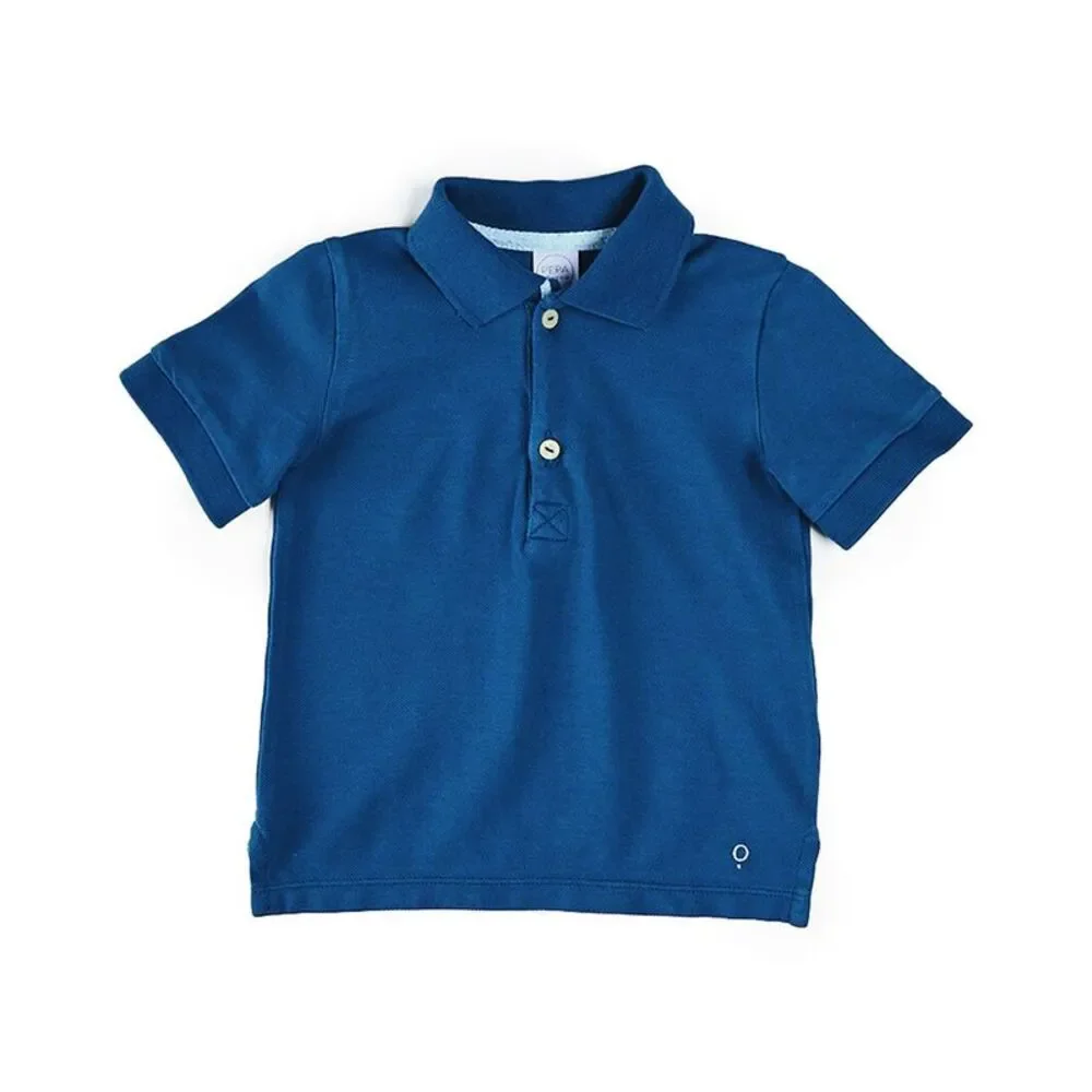 Pepa London Girls Plain Polo Shirt